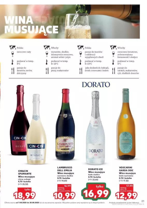 Kaufland - gazetka promocyjna Barek Kauflandu  do środy 20.08 - strona 21