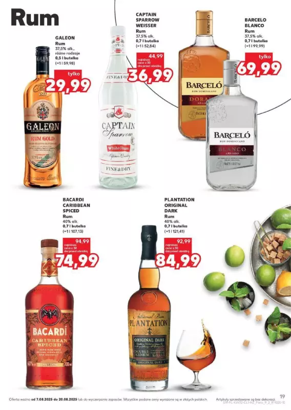 Kaufland - gazetka promocyjna Barek Kauflandu  do środy 20.08 - strona 19