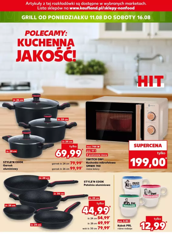Kaufland - gazetka promocyjna Oferta Kaufland - Non Food od czwartku 07.08 do wtorku 12.08 - strona 14