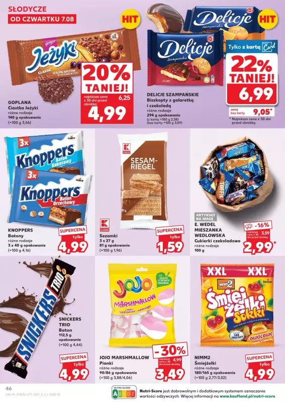 Kaufland - gazetka promocyjna Oferta Kaufland od czwartku 07.08 do wtorku 12.08 - strona 46