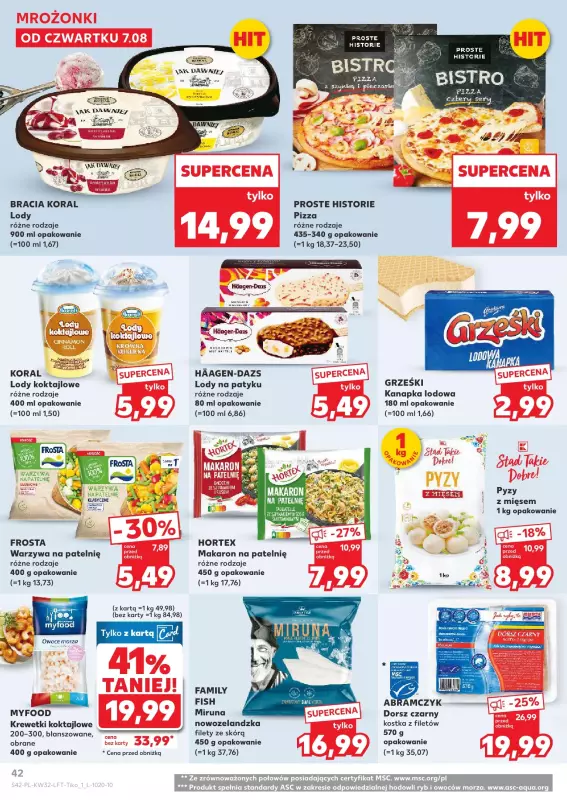 Kaufland - gazetka promocyjna Oferta Kaufland od czwartku 07.08 do wtorku 12.08 - strona 42