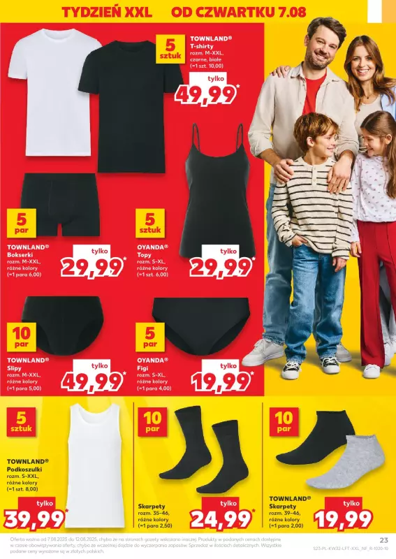 Kaufland - gazetka promocyjna Oferta Kaufland od czwartku 07.08 do wtorku 12.08 - strona 23