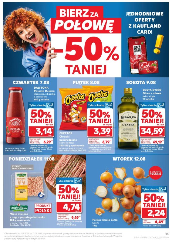 Kaufland - gazetka promocyjna Oferta Kaufland od czwartku 07.08 do wtorku 12.08 - strona 15