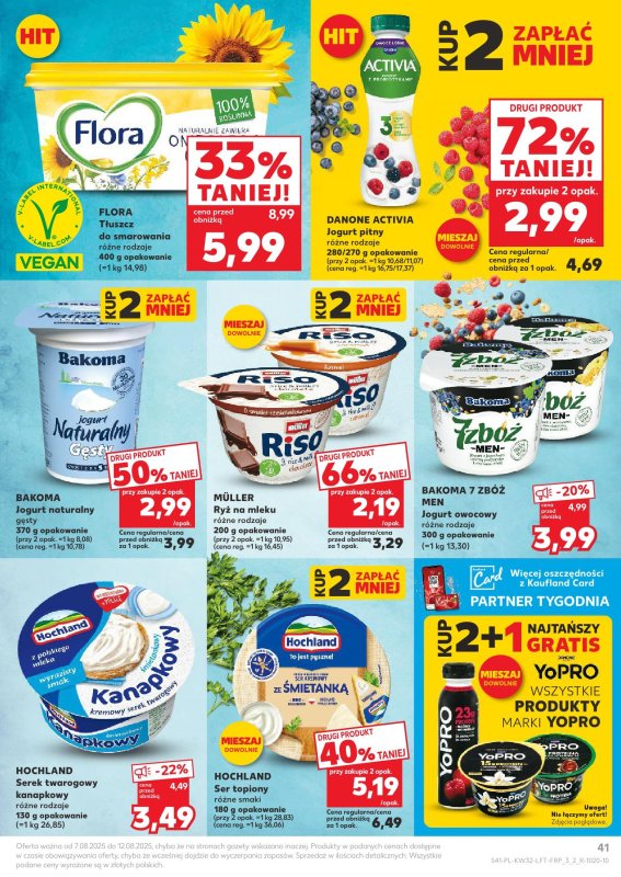 Kaufland - gazetka promocyjna Oferta Kaufland od czwartku 07.08 do wtorku 12.08 - strona 41