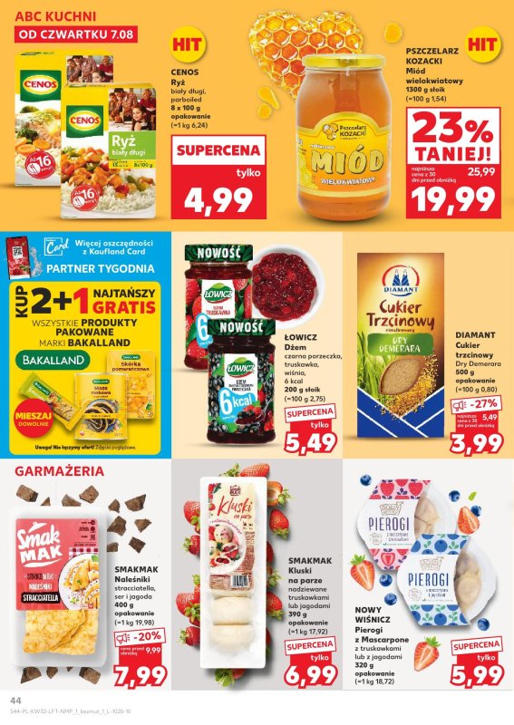 Kaufland - gazetka promocyjna Oferta Kaufland od czwartku 07.08 do wtorku 12.08 - strona 44
