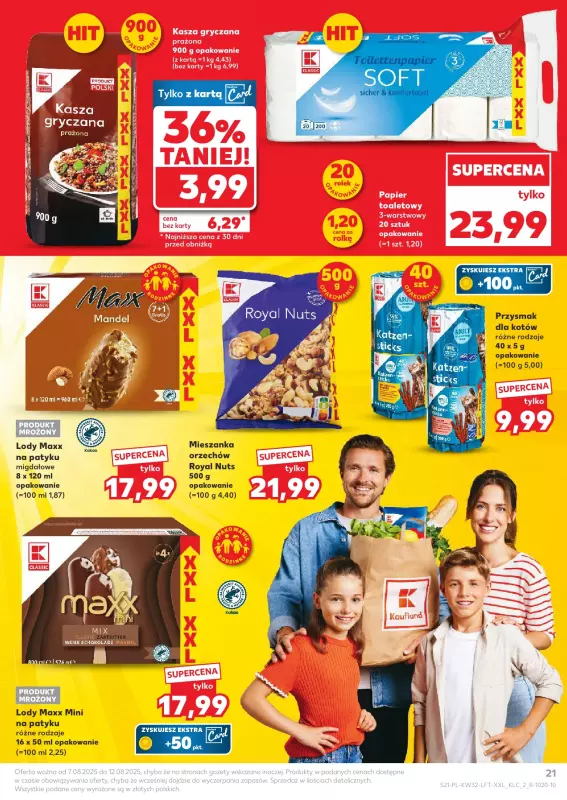 Kaufland - gazetka promocyjna Oferta Kaufland od czwartku 07.08 do wtorku 12.08 - strona 21