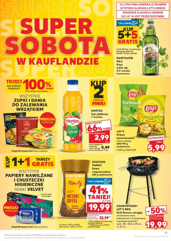 Kaufland - gazetka promocyjna Oferta Kaufland od czwartku 07.08 do wtorku 12.08 - strona 17