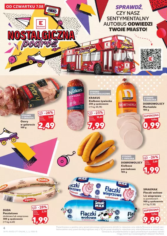 Kaufland - gazetka promocyjna Oferta Kaufland od czwartku 07.08 do wtorku 12.08 - strona 4