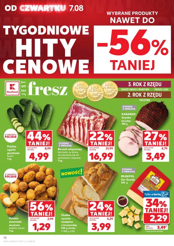 Kaufland - gazetka promocyjna Oferta Kaufland od czwartku 07.08 do wtorku 12.08 - strona 10