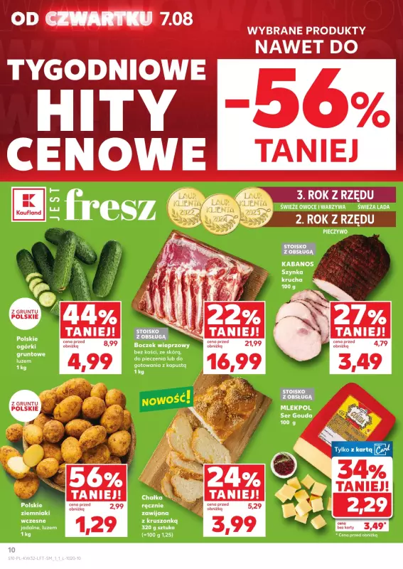 Kaufland - gazetka promocyjna Oferta Kaufland od czwartku 07.08 do wtorku 12.08 - strona 10