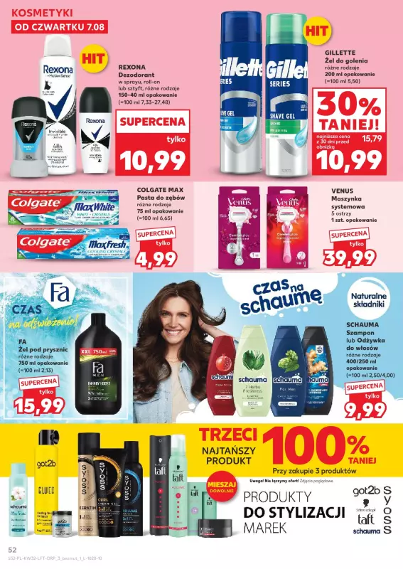 Kaufland - gazetka promocyjna Oferta Kaufland od czwartku 07.08 do wtorku 12.08 - strona 52