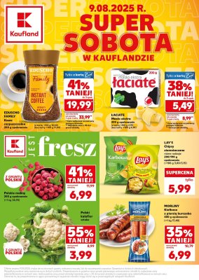 Kaufland - gazetka promocyjna Oferta Kaufland - SUPER SOBOTA od piątku 08.08 do soboty 09.08