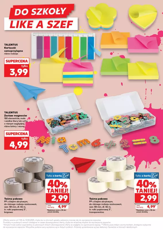 Kaufland - gazetka promocyjna Oferta Kaufland - Do szkoły od poniedziałku 04.08 do wtorku 12.08 - strona 33
