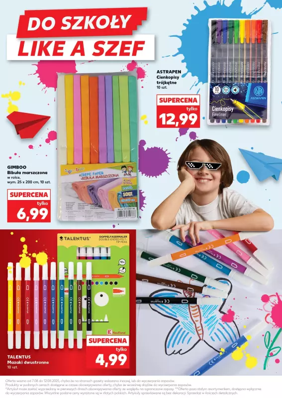 Kaufland - gazetka promocyjna Oferta Kaufland - Do szkoły od poniedziałku 04.08 do wtorku 12.08 - strona 42