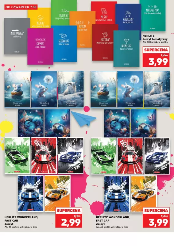 Kaufland - gazetka promocyjna Oferta Kaufland - Do szkoły od poniedziałku 04.08 do wtorku 12.08 - strona 12