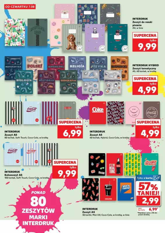 Kaufland - gazetka promocyjna Oferta Kaufland - Do szkoły od poniedziałku 04.08 do wtorku 12.08 - strona 14