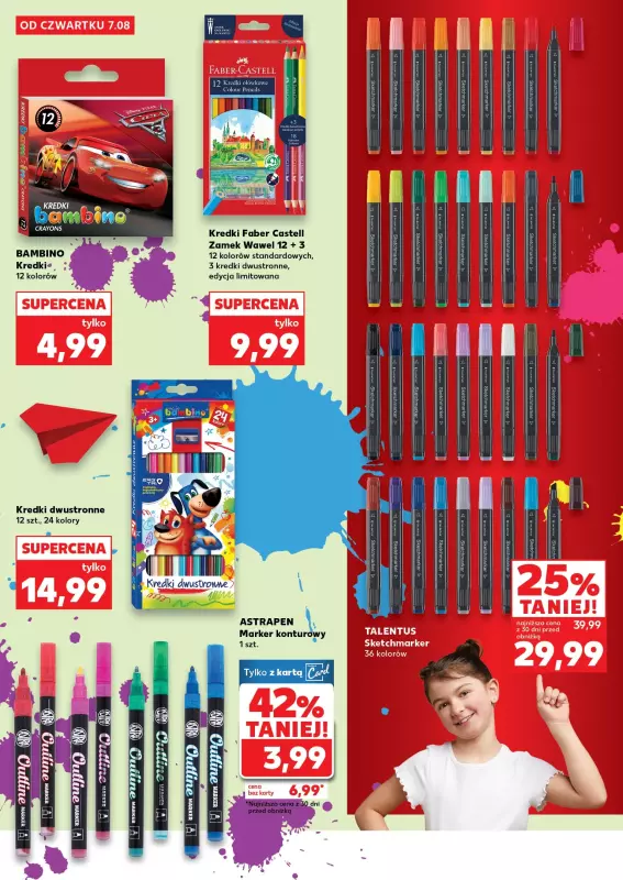Kaufland - gazetka promocyjna Oferta Kaufland - Do szkoły od poniedziałku 04.08 do wtorku 12.08 - strona 22