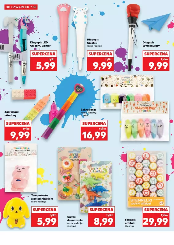Kaufland - gazetka promocyjna Oferta Kaufland - Do szkoły od poniedziałku 04.08 do wtorku 12.08 - strona 16