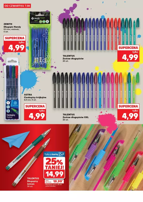 Kaufland - gazetka promocyjna Oferta Kaufland - Do szkoły od poniedziałku 04.08 do wtorku 12.08 - strona 18