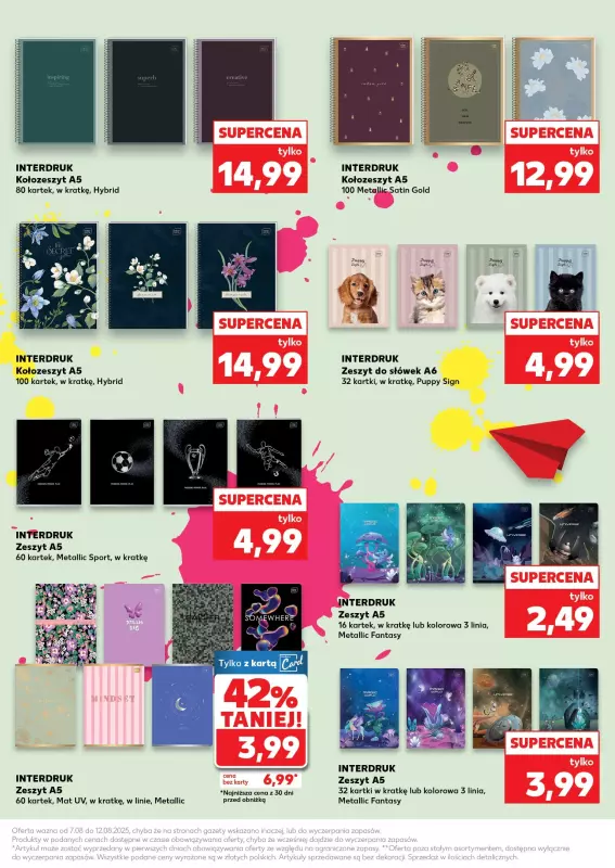Kaufland - gazetka promocyjna Oferta Kaufland - Do szkoły od poniedziałku 04.08 do wtorku 12.08 - strona 15