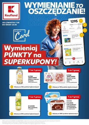 Kaufland - gazetka promocyjna Oferta Kaufland - Kupony od czwartku 07.08 do środy 20.08