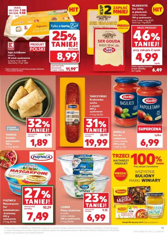 Kaufland - gazetka promocyjna Oferta Kaufland od czwartku 07.08 do wtorku 12.08 - strona 11