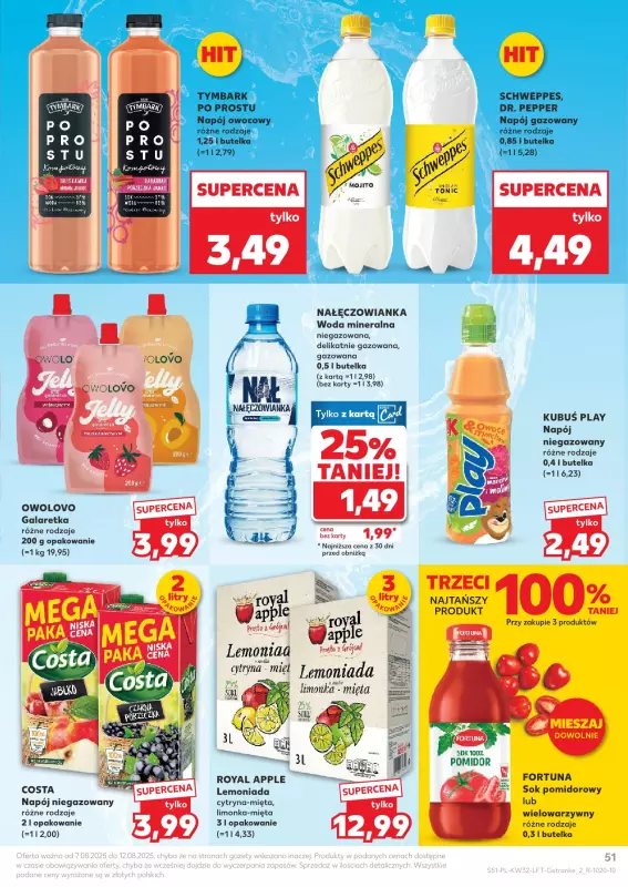 Kaufland - gazetka promocyjna Oferta Kaufland od czwartku 07.08 do wtorku 12.08 - strona 51