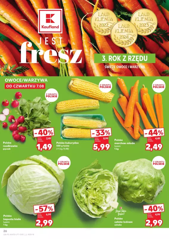 Kaufland - gazetka promocyjna Oferta Kaufland od czwartku 07.08 do wtorku 12.08 - strona 26