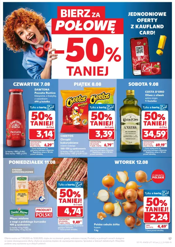 Kaufland - gazetka promocyjna Oferta Kaufland od czwartku 07.08 do wtorku 12.08 - strona 17