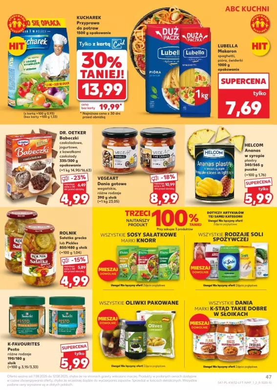 Kaufland - gazetka promocyjna Oferta Kaufland od czwartku 07.08 do wtorku 12.08 - strona 47