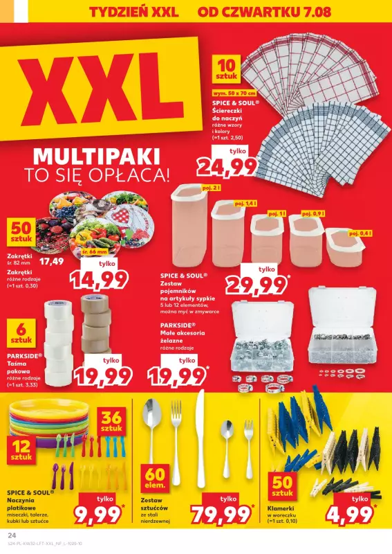 Kaufland - gazetka promocyjna Oferta Kaufland od czwartku 07.08 do wtorku 12.08 - strona 24