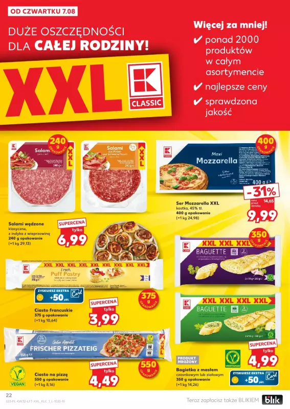 Kaufland - gazetka promocyjna Oferta Kaufland od czwartku 07.08 do wtorku 12.08 - strona 22