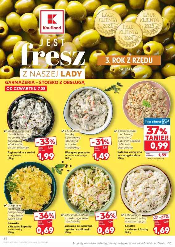 Kaufland - gazetka promocyjna Oferta Kaufland od czwartku 07.08 do wtorku 12.08 - strona 34