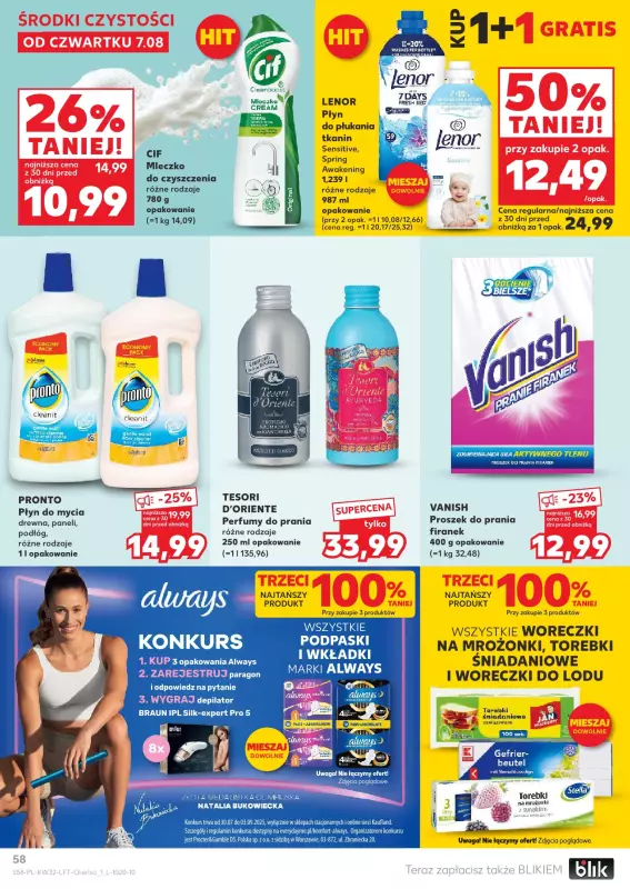 Kaufland - gazetka promocyjna Oferta Kaufland od czwartku 07.08 do wtorku 12.08 - strona 58