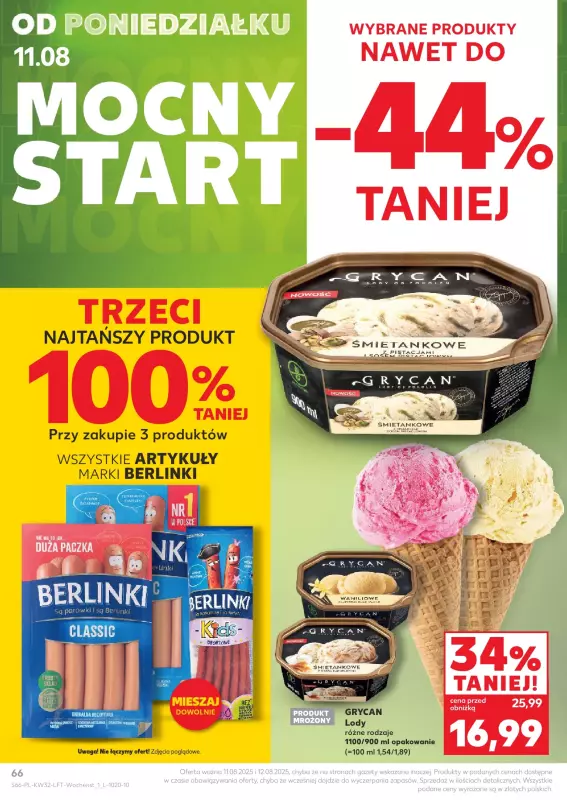 Kaufland - gazetka promocyjna Oferta Kaufland od czwartku 07.08 do wtorku 12.08 - strona 66