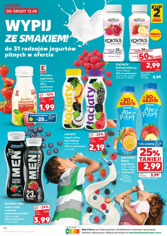 Kaufland - gazetka promocyjna Oferta Kaufland od środy 13.08 do środy 20.08 - strona 34