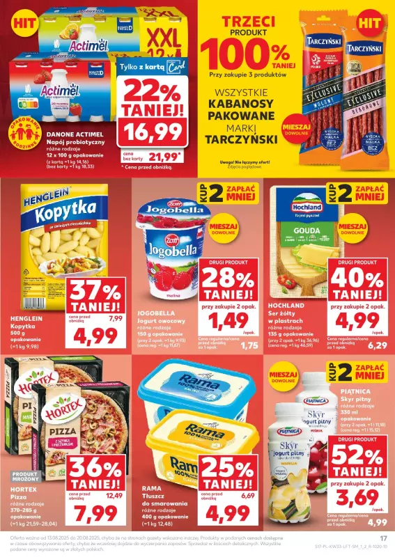 Kaufland - gazetka promocyjna Oferta Kaufland od środy 13.08 do środy 20.08 - strona 17