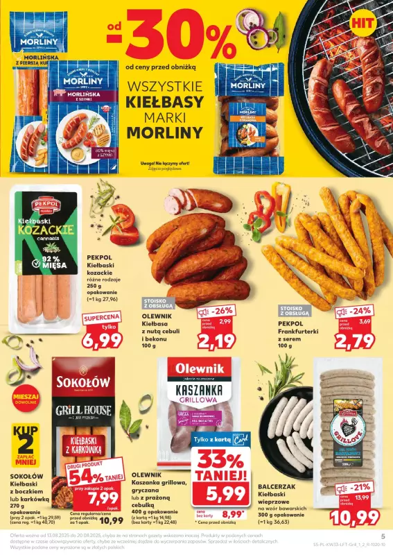 Kaufland - gazetka promocyjna Oferta Kaufland od środy 13.08 do środy 20.08 - strona 5