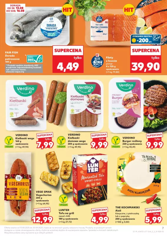 Kaufland - gazetka promocyjna Oferta Kaufland od środy 13.08 do środy 20.08 - strona 7