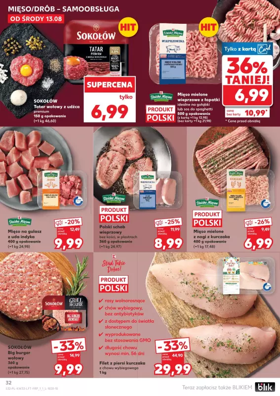 Kaufland - gazetka promocyjna Oferta Kaufland od środy 13.08 do środy 20.08 - strona 32