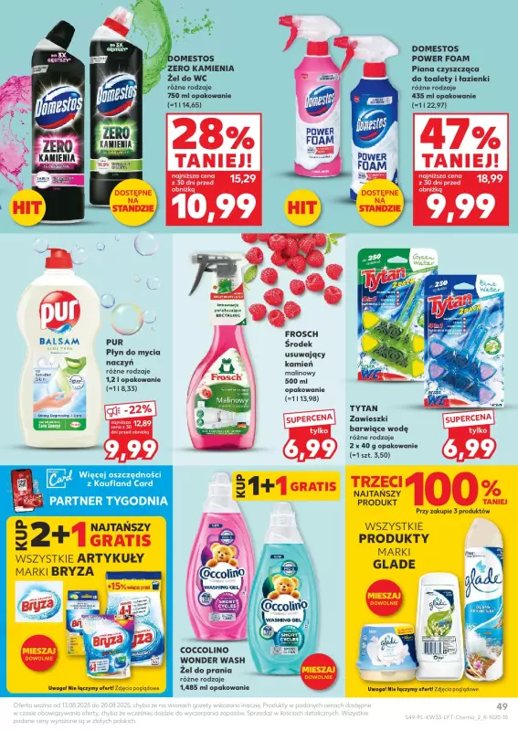 Kaufland - gazetka promocyjna Oferta Kaufland od środy 13.08 do środy 20.08 - strona 49