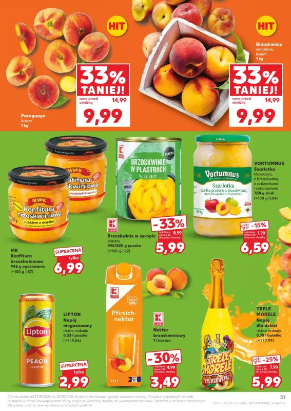 Kaufland - gazetka promocyjna Oferta Kaufland od środy 13.08 do środy 20.08 - strona 31