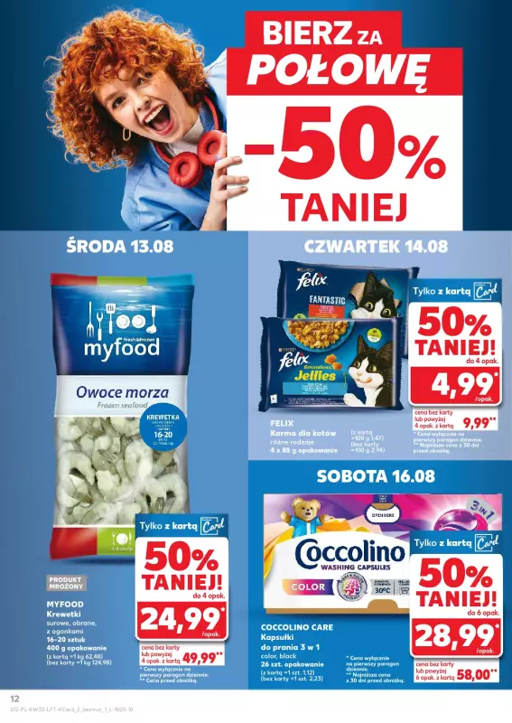 Kaufland - gazetka promocyjna Oferta Kaufland od środy 13.08 do środy 20.08 - strona 12