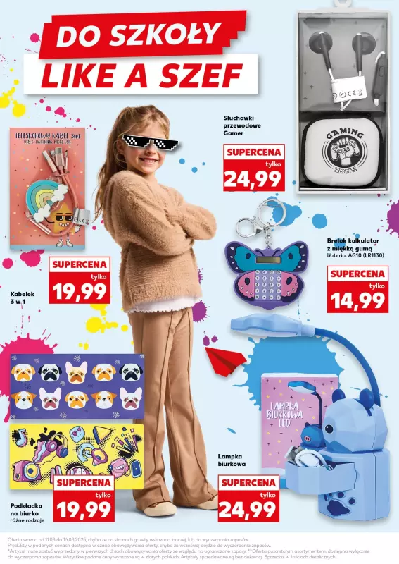Kaufland - gazetka promocyjna Oferta Kaufland - Do szkoły od poniedziałku 11.08 do soboty 16.08 - strona 19