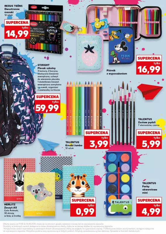 Kaufland - gazetka promocyjna Oferta Kaufland - Do szkoły od poniedziałku 11.08 do soboty 16.08 - strona 5
