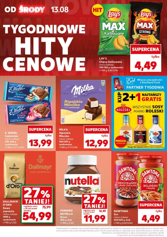 Kaufland - gazetka promocyjna Mocny Start od poniedziałku 18.08 do środy 20.08 - strona 8