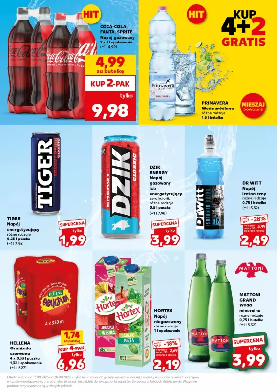 Kaufland - gazetka promocyjna Oferta Kaufland - SUPER SOBOTA od soboty 16.08 do soboty 16.08 - strona 21