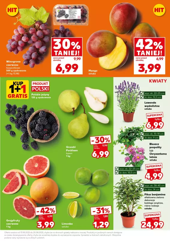 Kaufland - gazetka promocyjna Oferta Kaufland - SUPER SOBOTA od soboty 16.08 do soboty 16.08 - strona 13