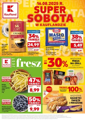 Kaufland - gazetka promocyjna Oferta Kaufland - SUPER SOBOTA od soboty 16.08 do soboty 16.08