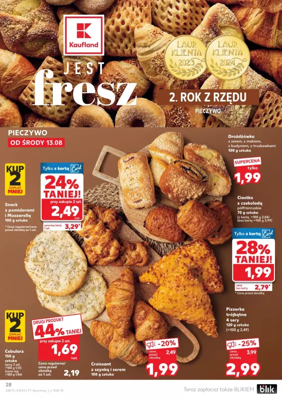 Kaufland - gazetka promocyjna Oferta Kaufland od środy 13.08 do środy 20.08 - strona 28